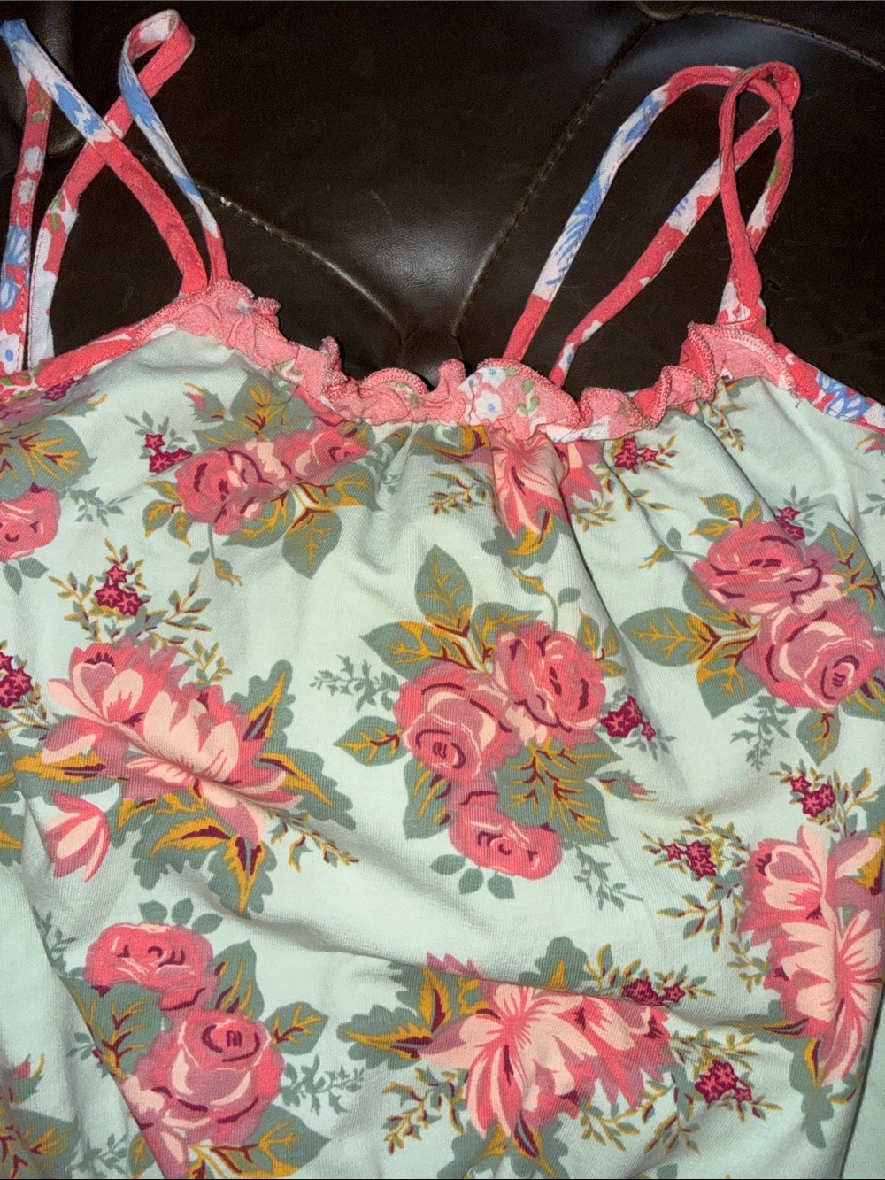 Matilda Jane Floral Romper - Pink and Green